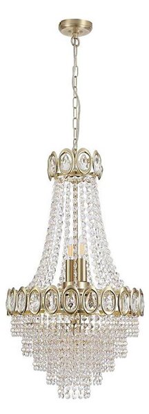 Searchlight 1611-6SB - Lampadario a sospensione con catena LOUIS PHILLIPE 6xE14/60W/230V