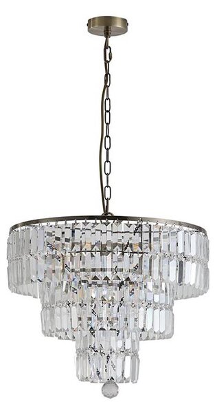 Searchlight 1375-5AB - Lampadario a catena EMPIRE 5xE14/60W/230V