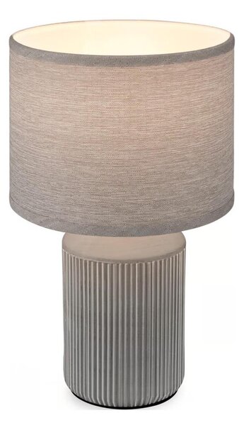 Brilo - Lampada da tavolo INO 1xE14/10W/230V grigia