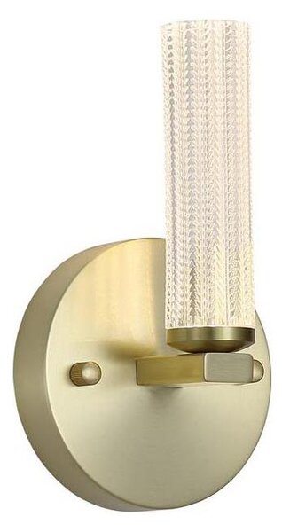 Searchlight 10371SB - Applique da parete per bagno LED dimmerabile ABERDEEN LED/7W/230V IP44 ottone