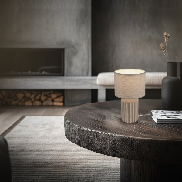 Brilo - Lampada da tavolo INO 1xE14/10W/230V marrone