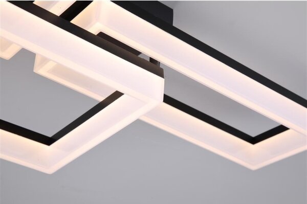 Searchlight 28612BK - Plafoniera LED dimmerabile WALL ART II LED/30W/230V 32x60 cm
