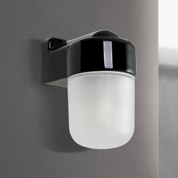 Orion - Lampada da parete OSTIA 1xE27/40W/230V nera