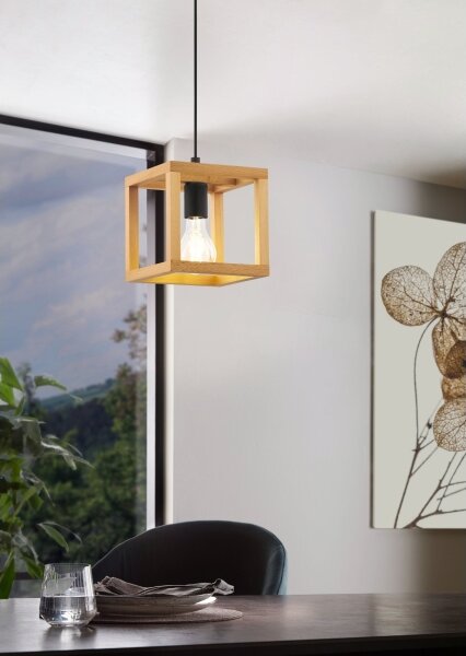 Eglo 32145 - Lampada a sospensione con cavo BLACKCROWN 1xE27/40W/230V