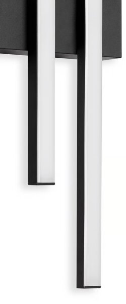 Telefunken - Applique LED da esterno 2xLED/4W/230V IP44 nero