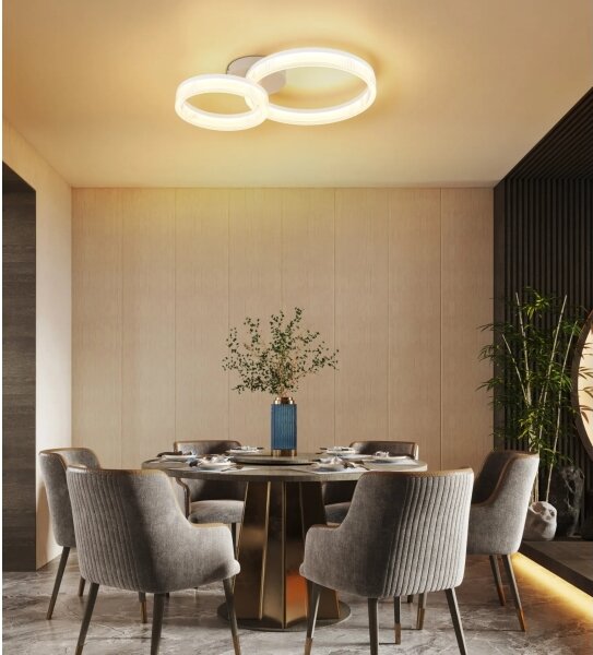Globo 48046D2 - Plafoniera LED ZARA LED/24W/230V 3000K 33x50 cm