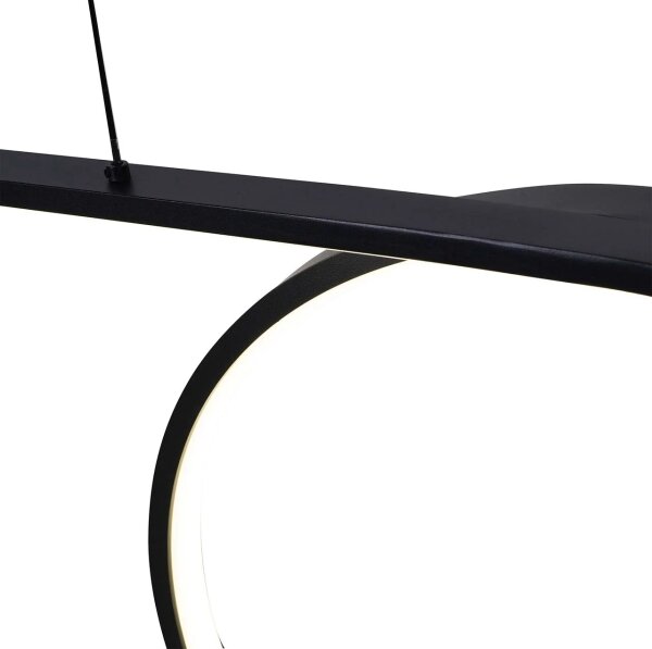 Lampadario LED sospeso su cavo ODETTA LED/42W/230V 4000K nero