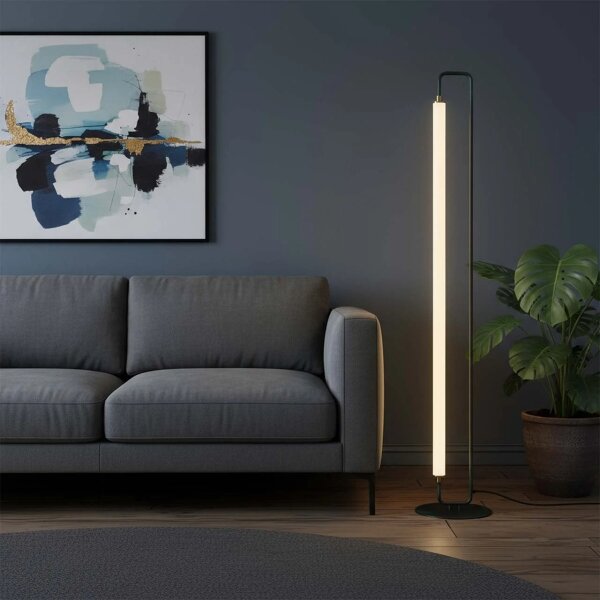 Lampada da terra a LED FELICJA LED/24W/230V 4000K nera