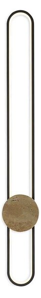 Lampada da parete LED FLORENTYNA LED/24W/230V 4000K nero/beige