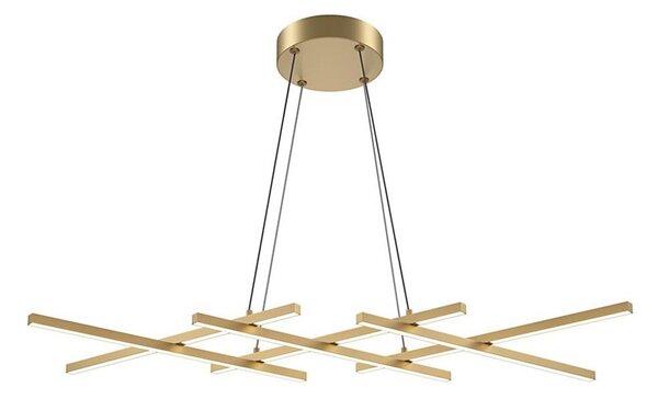 Maytoni MOD244PL-L50BSK - Lampadario LED sospeso su cavo HALO LED/40W/230V, oro