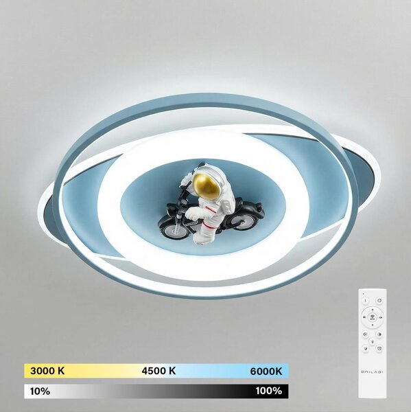 Brilagi - LED dimmerabile. Plafoniera da soffitto per cameretta ASTRO LED/68W/230V, temperatura colore regolabile 3000-6000K, con telecomando