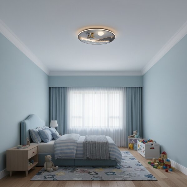 Brilagi - Plafoniera LED dimmerabile da soffitto per cameretta ASTRO LED/68W/230V 3000-6000K +telecomando