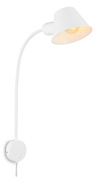 Briloner 2089-016 - Lampada da parete flessibile BRELLO 1xE27/10W/230V bianca