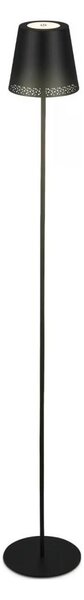 Briloner 1438015 - Lampada da terra LED dimmerabile KIKI 4,3W/5V IP44 2600 mAh nera