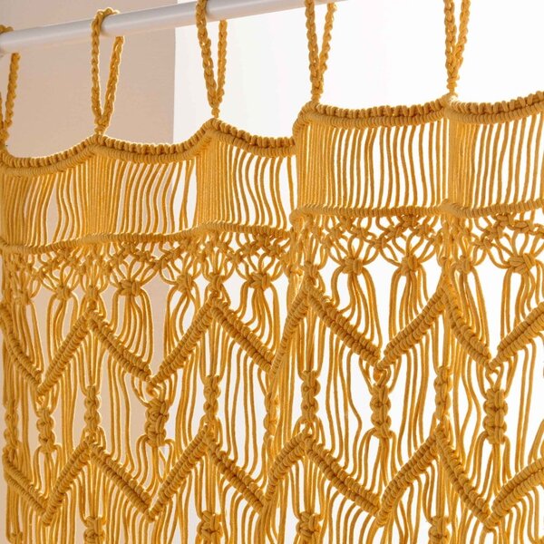 Tenda gialla per porta 90x200 cm Macarena - douceur d'intérieur