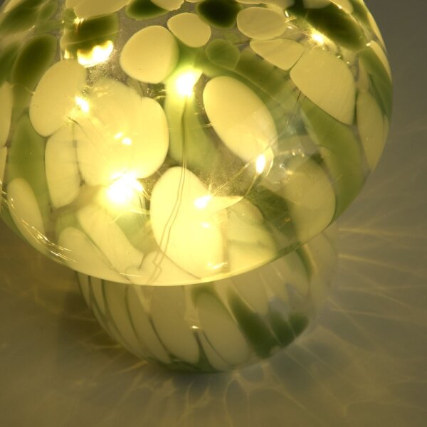 Searchlight EU27027GR - Lampada da tavolo LED AMELIA LED/0,2W/230V verde