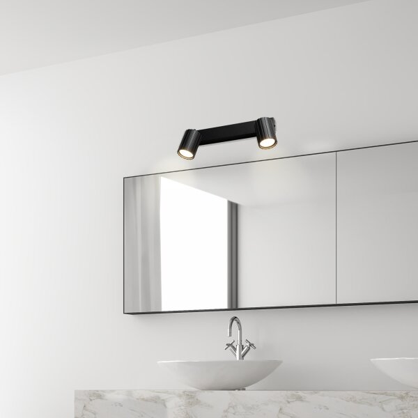 Brilagi - Faretto CRISPINA 2xGU10/10W/230V nero