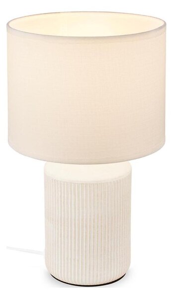 Brilo - Lampada da tavolo INO 1xE14/10W/230V bianca