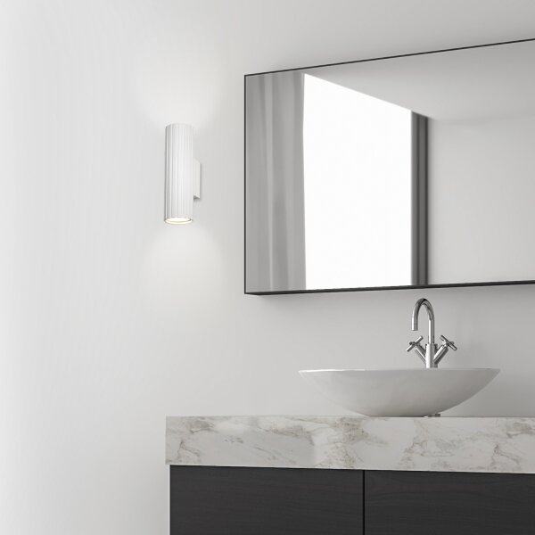 Brilagi - Lampada da parete CRISPINA 2xGU10/10W/230V 20 cm bianca