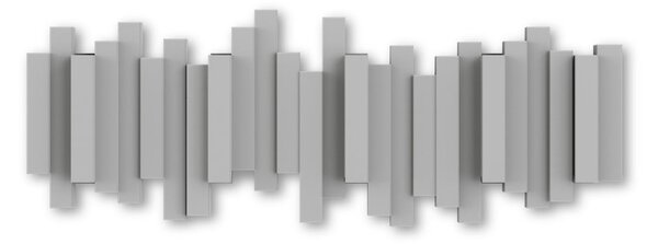 Appendiabiti da parete in plastica grigia Sticks - Umbra