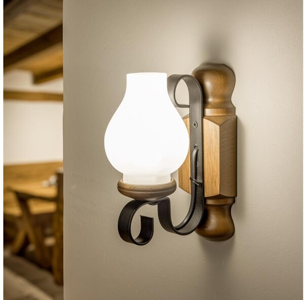 Brilagi - Applique RUSTIC 1xE14/40W/230V faggio/noce