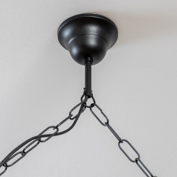 Brilagi - Lampadario a sospensione con catena KOS 6xE27/60W/230V faggio