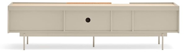 Tavolo TV beige/naturale in rovere 180x45 cm Otto - Teulat