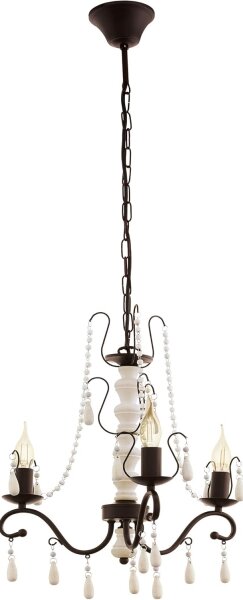 Eglo 49837 - Lampadario a sospensione con catena CHATTISHAM 3xE14/40W