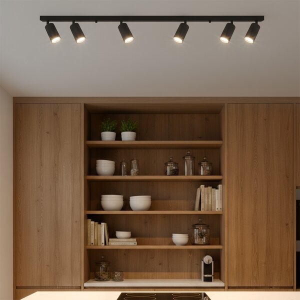 Brilagi - Faretti LED RGBW dimmerabili SELE MODERN 6xGU10/6,5W/230V Wi-Fi nero