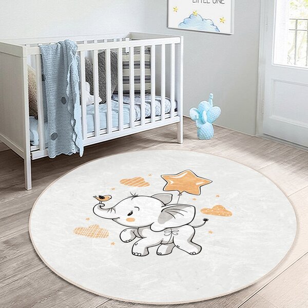 Tappeto per bambini crema ø 120 cm Comfort - Mila Home