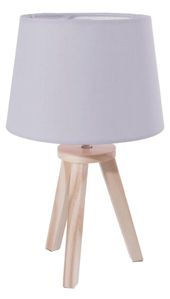 Atmosphera - Lampada da tavolo TRIPOD 1xE14/40W/230V pino/grigio