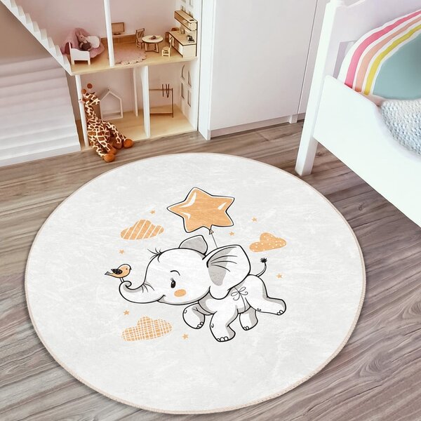 Tappeto per bambini crema ø 120 cm Comfort - Mila Home