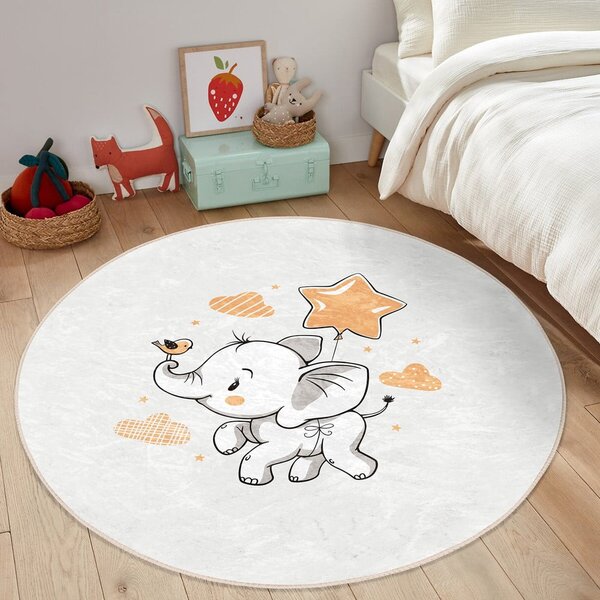 Tappeto per bambini crema ø 120 cm Comfort - Mila Home