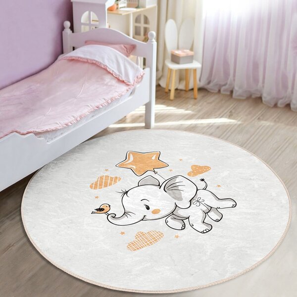 Tappeto per bambini crema ø 120 cm Comfort - Mila Home