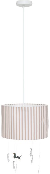 Atmosphera - Lampadario a sospensione per bambini SCOTT su cavo 1xE27/40W/230V a tema cani