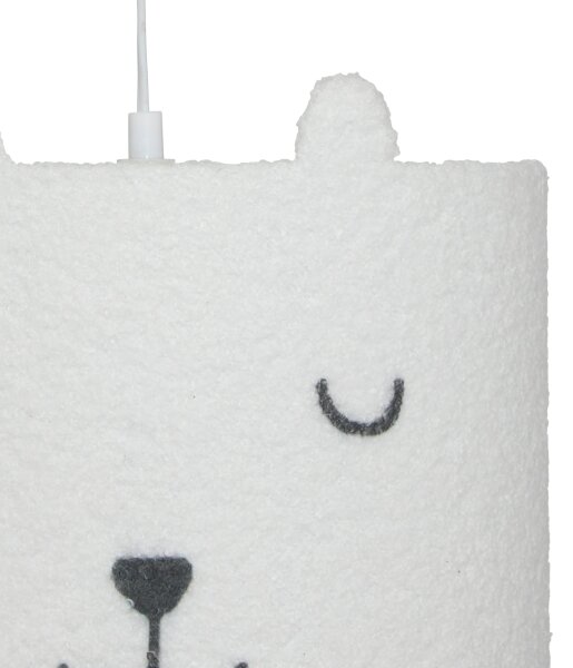 Atmosphera - Lampadario a sospensione per bambini con cavo TOXEY 1xE27/25W/230V orsetto