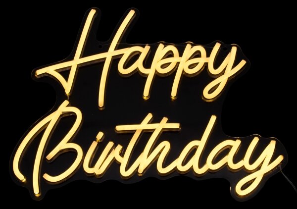 Atmosphera - Neon da parete a LED BUON COMPLEANNO LED/5V