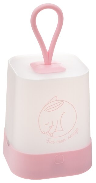 Atmosphera - LED Doty. Lampada notturna ricaricabile per bambini RABBIT LED/3,7V 1200mAh rosa