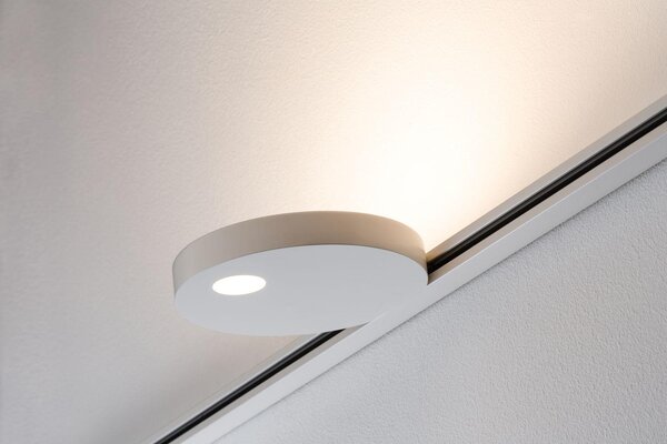 Paulmann URail, faretti a luce diretta verso l'alto, modello Salto, 16W, bianco, 230V, metallo