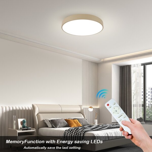 Brilagi - Lampada LED dimmerabile POOL LED/60W/230V 3000-6000K diam. 60 cm beige + telecomando