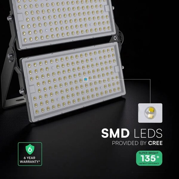Proiettore LED 500W/230V 4000K IP65 grigio