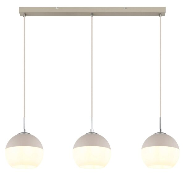 Globo 15999-3H - Lampadario a cavo RAGUSA 3xE27/60W/230V