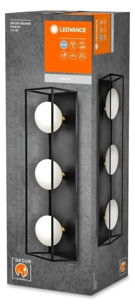 Ledvance - Lampada da parete per esterni DECOR SQUARE 3xG9/28W/230V IP44