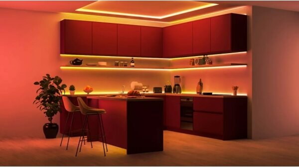 WiZ - Striscia LED RGBIC dimmerabile 4m LED/10,2W/5V 2700-6500K Wi-Fi