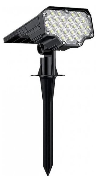 Viking - Lampada solare LED/1W/3,7V IP65 6000K 2200 mAh