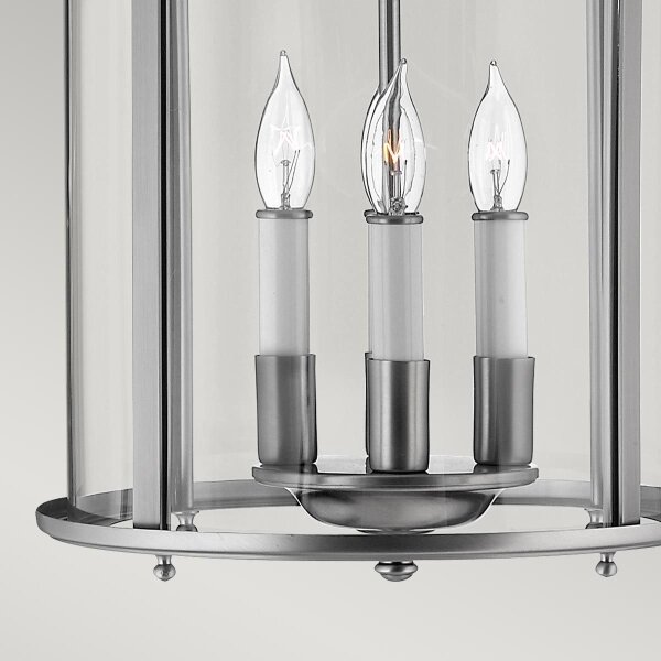 Hinkley HK-GENTRY-P-M-PW - Lampadario a catena GENTRY 4xE14/60W/230V, cromo satinato