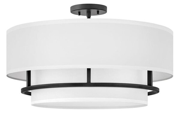 Hinkley HK-GRAHAM-L-BK - Lampadario a plafone GRAHAM 4xE14/40W/230V nero