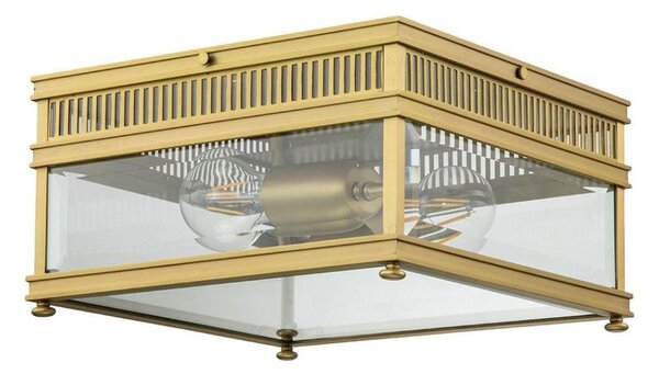 Elstead HOLBORN-F-BB - Lampada da esterno HOLBORN 2xE27/60W/230V IP44 dorata
