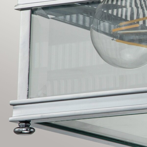 Elstead HOLBORN-F-PC - Lampada da esterno HOLBORN 2xE27/60W/230V IP44, finitura cromo lucido
