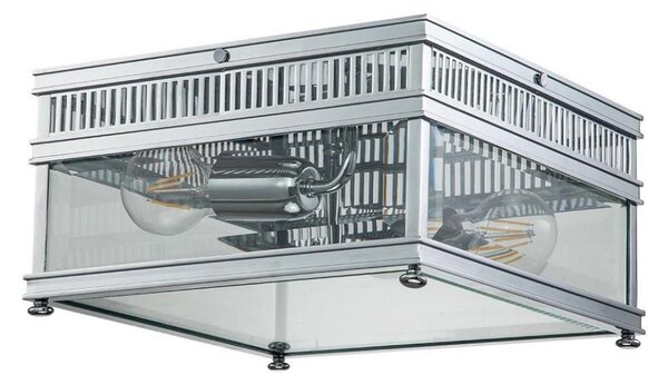 Elstead HOLBORN-F-PC - Lampada da esterno HOLBORN 2xE27/60W/230V IP44, finitura cromo lucido